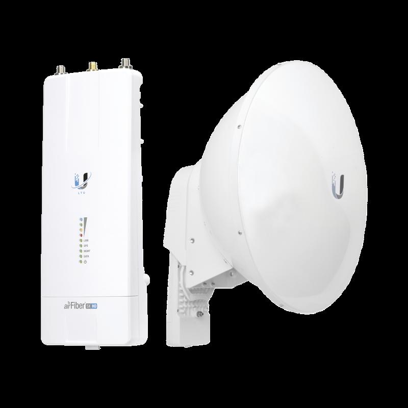 Airfiber Kit AF5X-HD con Antena Fiber 23 dBi Slam-45 AF5X-HD-23-S45