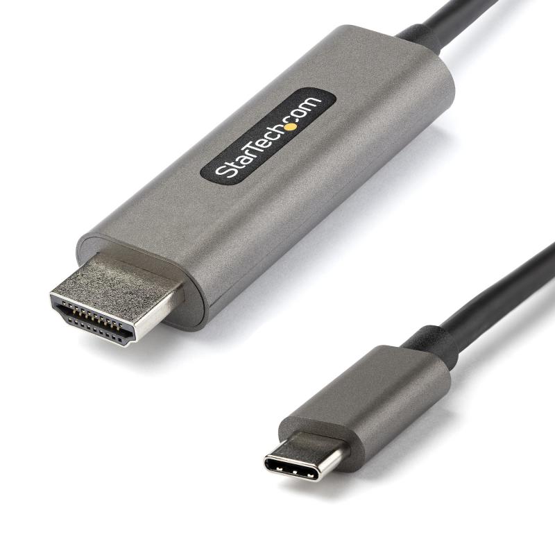 StarTech.com Cable USB-C a HDMI de 4m 4K 60Hz con HDR10 - Cable Adaptador de Video Ultra HD USB Tipo