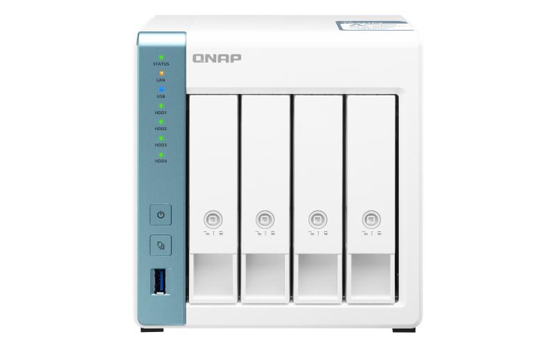 QNAP TS-431P3 NAS Tower Ethernet Turquesa, Blanco Alpine AL-314