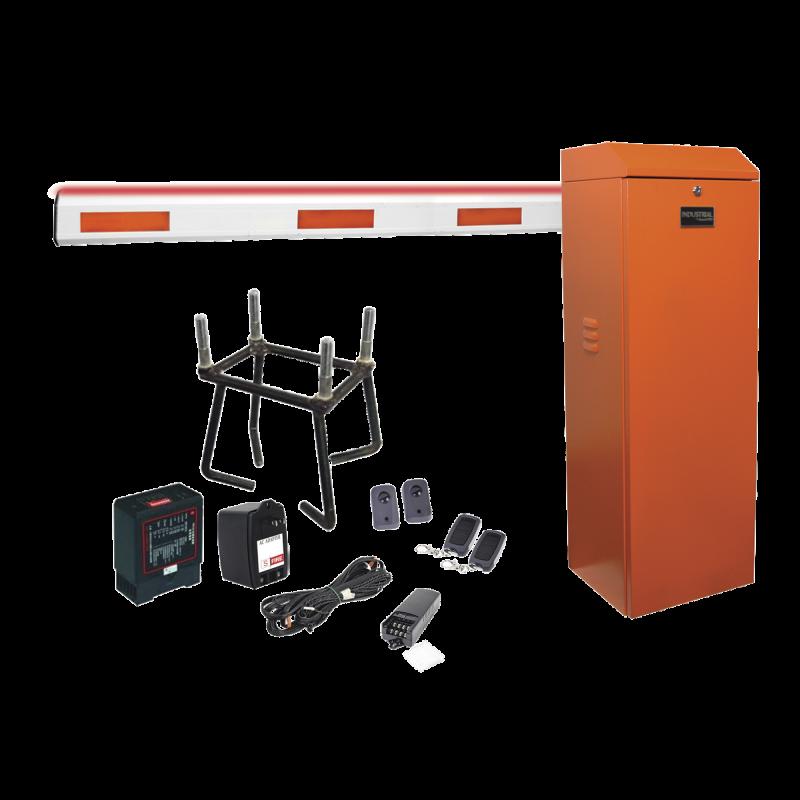 Kit COMPLETO Barrera Izquierda XB NARANJADA / 3M / Iluminacion LED Rojo-Verde / Incluye Sensor de ma