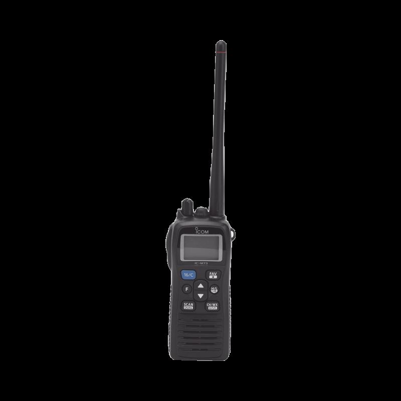 Radio portátil marino, 6W, rango de frecuencia Tx:156.025-157.425MHz, Rx:156.050-163.275MHz, sumerg