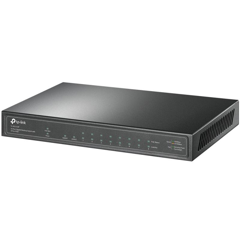 TP-LINK TL-SG1210P dispositivo de redes Gigabit Ethernet (10/100/1000) Energía sobre Ethernet (PoE)