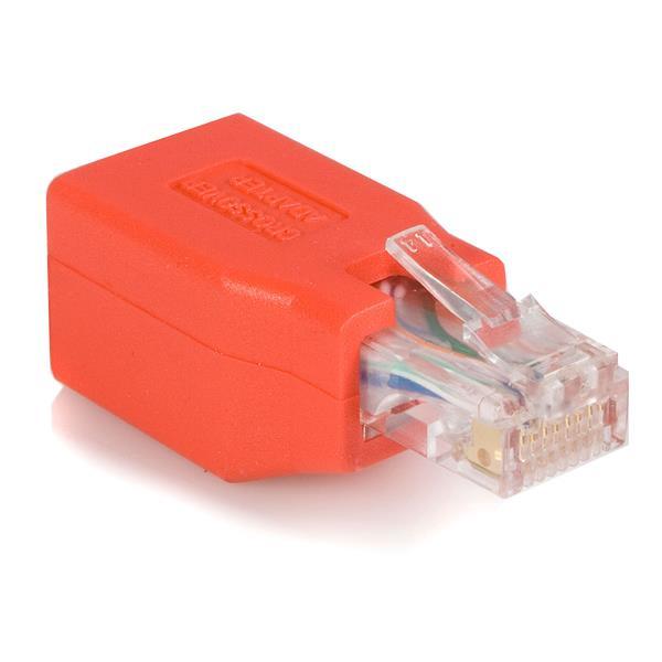 StarTech.com Adaptador de Cable de Red Ethernet Cat6 Directo Recto Straight a Cruzado Crossover UTP 