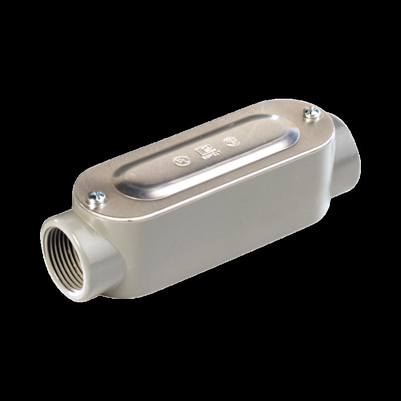 Caja Condulet tipo C de 3/4\" (19.05 mm) Incluye tapa y tornillos. OC-0330C