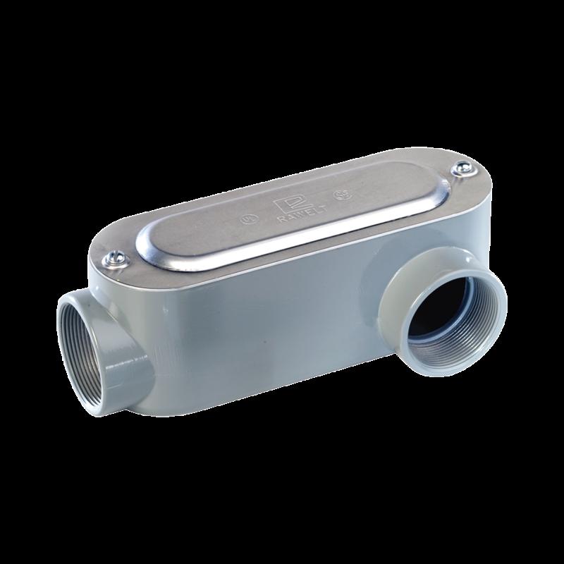 Caja Condulet tipo LL de 1/2\" (12.7 mm) Incluye tapa y tornillos. OLL-2987C