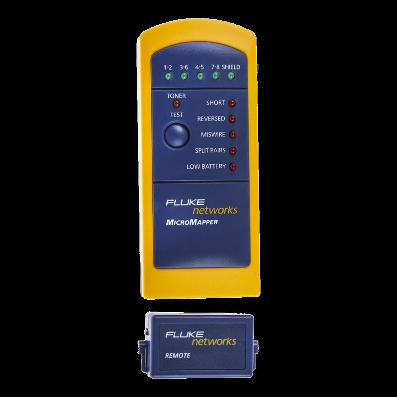 Probador de Mapa de Cableado MicroMapper™, para Verificar Rápida y Fácilmente la Integridad del 