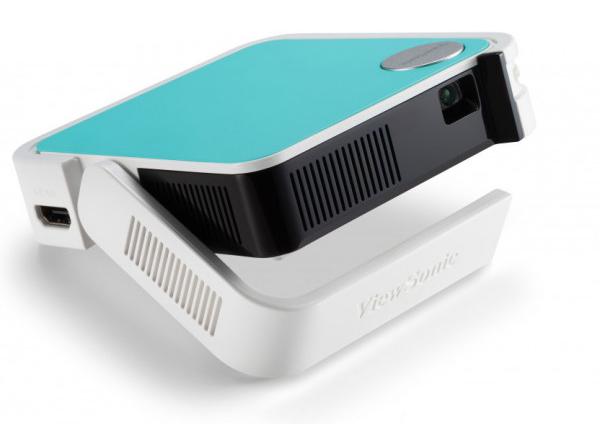 Viewsonic M1 mini Plus video proyector Proyector portátil 120 lúmenes ANSI LED WVGA (854x480) Blan