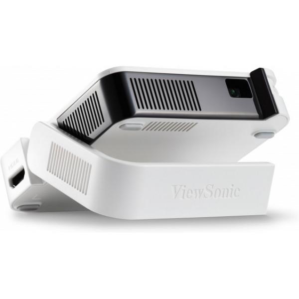 Viewsonic M1 mini Plus video proyector Proyector portátil 120 lúmenes ANSI LED WVGA (854x480) Blan
