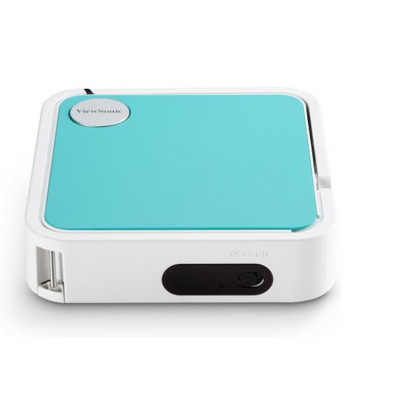 Viewsonic M1 mini Plus video proyector Proyector portátil 120 lúmenes ANSI LED WVGA (854x480) Blan
