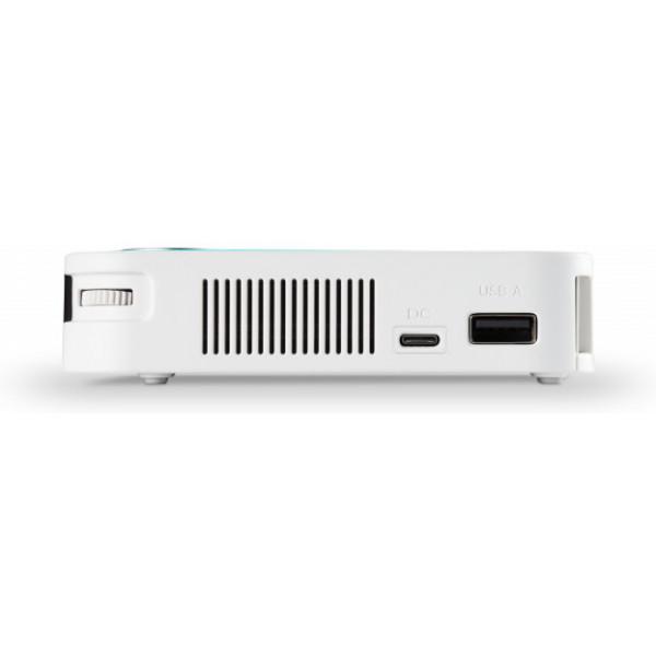 Viewsonic M1 mini Plus video proyector Proyector portátil 120 lúmenes ANSI LED WVGA (854x480) Blan