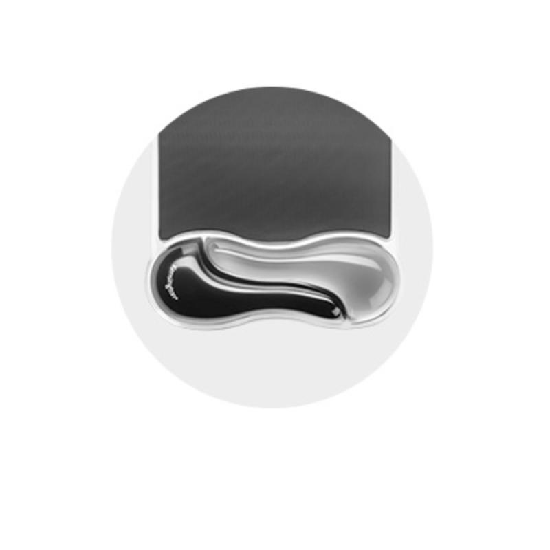 Kensington Descansa muñecas para mouse Duo Gel Negro y Gris