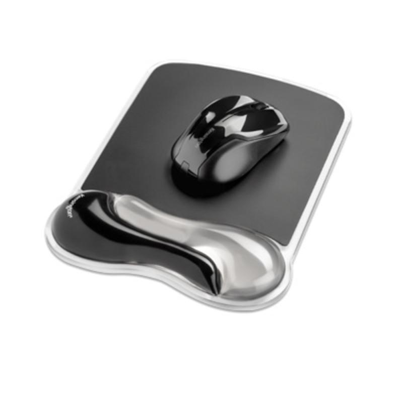 Kensington Descansa muñecas para mouse Duo Gel Negro y Gris