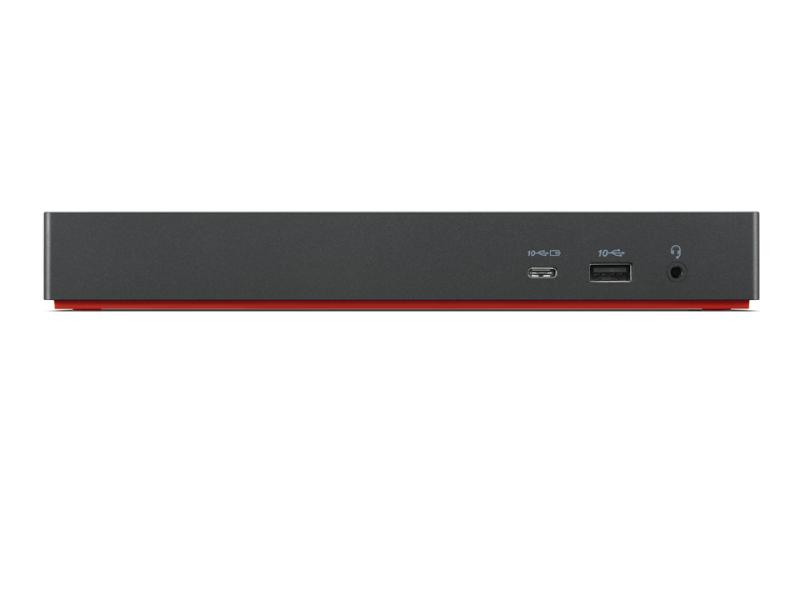 Lenovo 40B00300US base para laptop o replicador de puertos Alámbrico Thunderbolt 4 Negro, Rojo