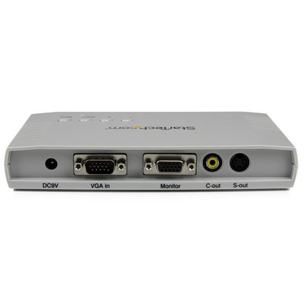 StarTech.com Adaptador Convertidor de Video VGA HD15 Video Compuesto S-Video Composite - PC a TV