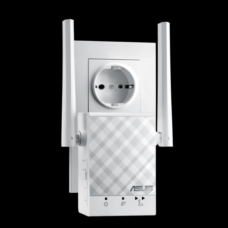 ASUS RP-AC51 repetidor o transceptor Repetidor de red 733 Mbit/s Blanco