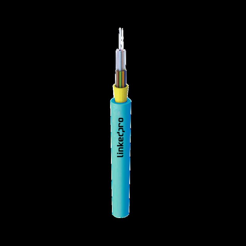 Cable de Fibra Óptica Multimodo OM3 50/125, 12 hilos, para Interior, Tight Buffer 900µm, OFNR Rise