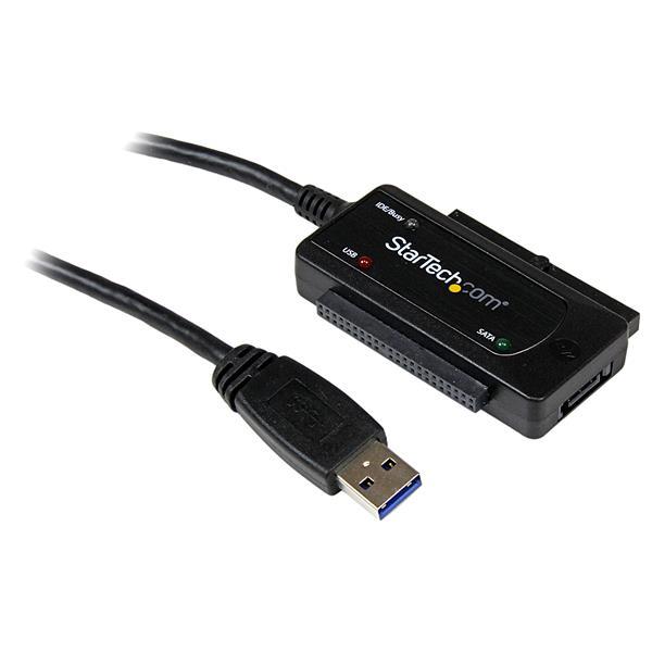 StarTech.com Adaptador Convertidor SATA IDE 2,5 3,5 a USB 3.0 Super Speed para Disco Duro HDD - Seri