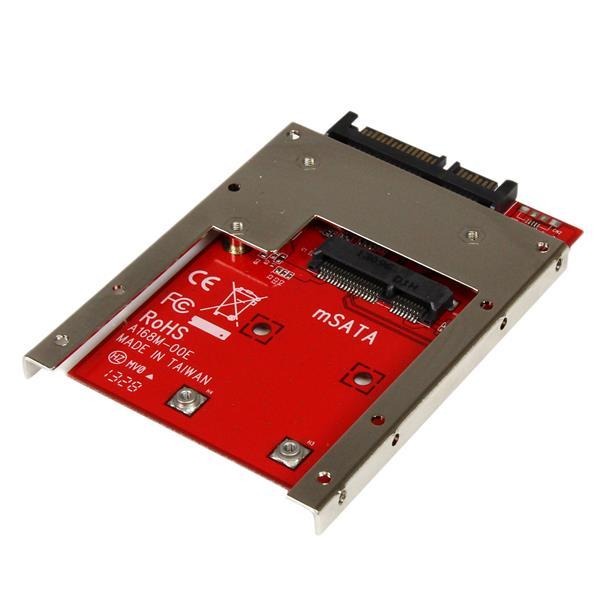 StarTech.com Adaptador Convertidor de SSD mSATA a SATA de 2.5 Pulgadas