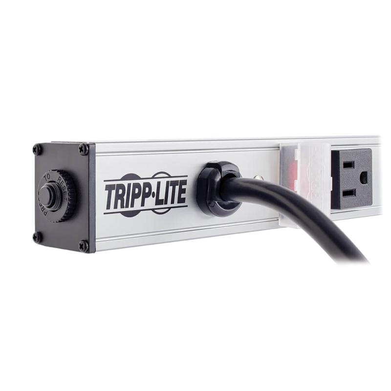 Tripp Lite PS7224 Barra de contactos vertical con 24 tomacorrientes, 120V, 15A, 5-15P, 4.57 m [15 pi