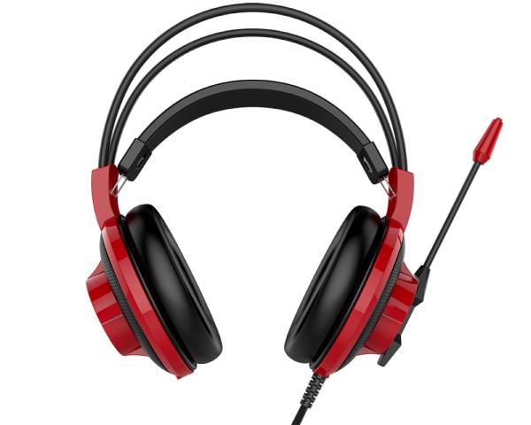 MSI DS501 Auriculares Alámbrico Diadema Juego Negro, Rojo