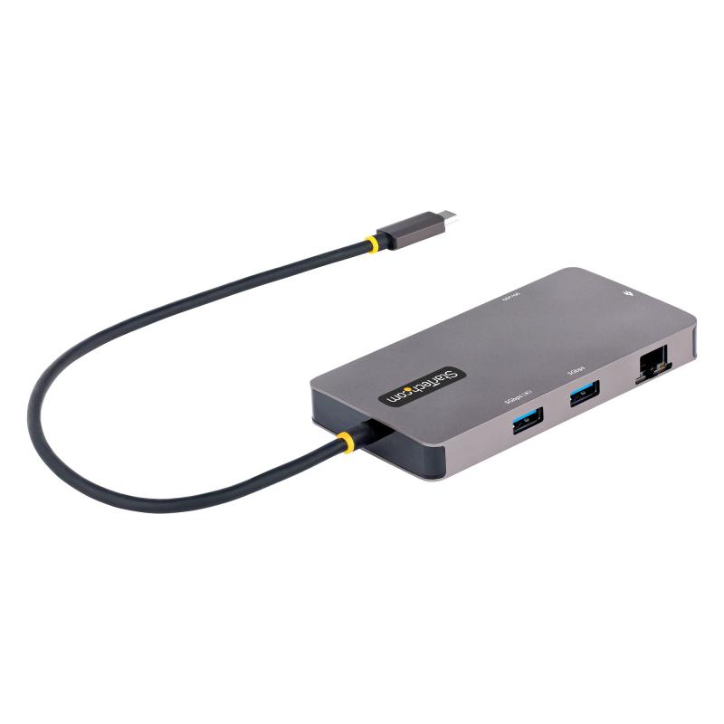 StarTech.com Adaptador Multipuertos USB C 2x HDMI 4K 60Hz, Hub USB-A 3.1 2Pt 5Gbps, PD 100W, GbE, SD