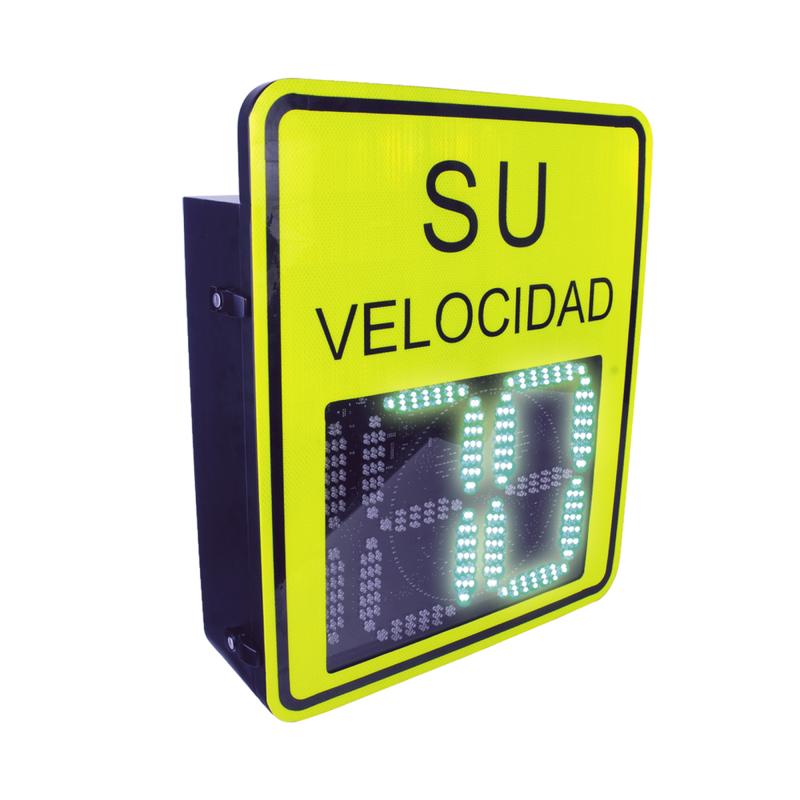 Radar Medidor de Velocidad de 3 Dígitos / Salida de Relevador / Puerto de red TCP IP / Detección d
