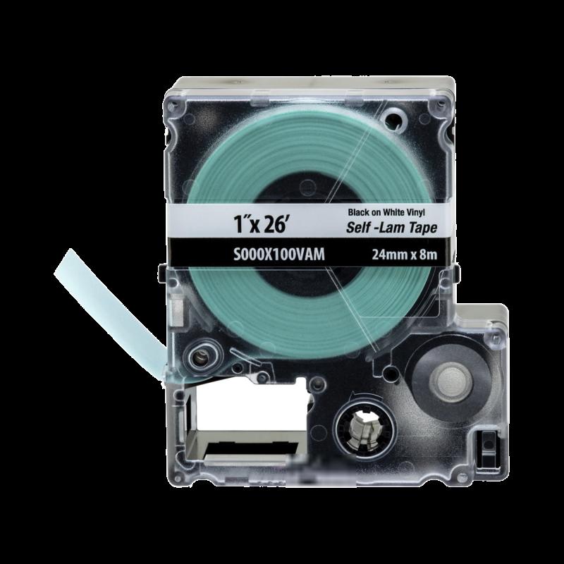 Casete de Etiquetas Autolaminadas de Cinta Continua, de 24 mm de Ancho, 8 m de Largo, Para Cables de