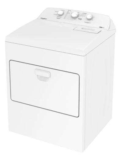 Whirlpool 7MWED1730JQ secadora Independiente Carga superior 18 kg Blanco