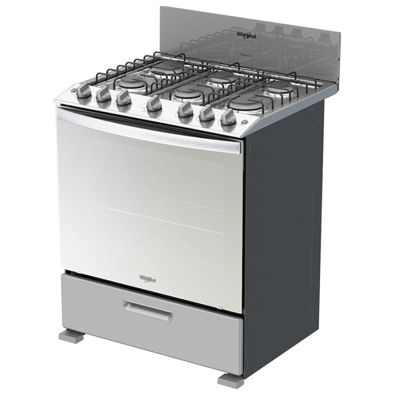 Whirlpool WFR3200D cocina Cocina independiente Gas Gris
