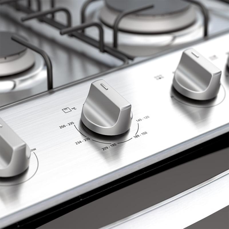 Whirlpool WFR3300D cocina Cocina independiente Gas Gris