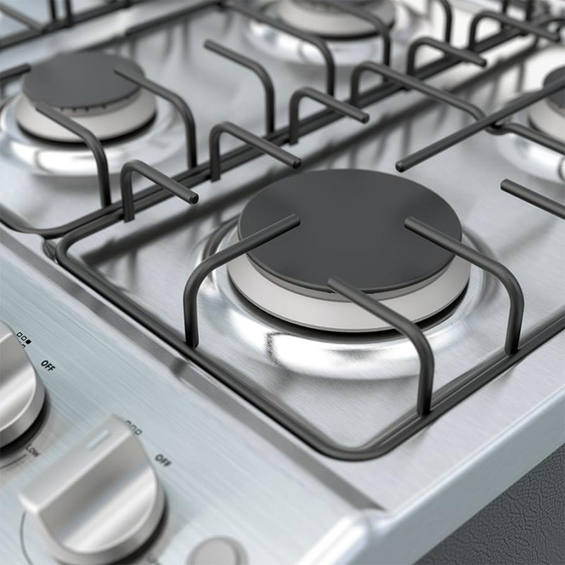 Whirlpool WFR3300D cocina Cocina independiente Gas Gris