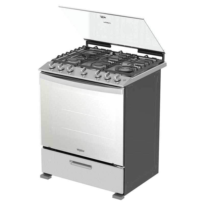 Whirlpool WFR7200S cocina Cocina independiente Gas Gris