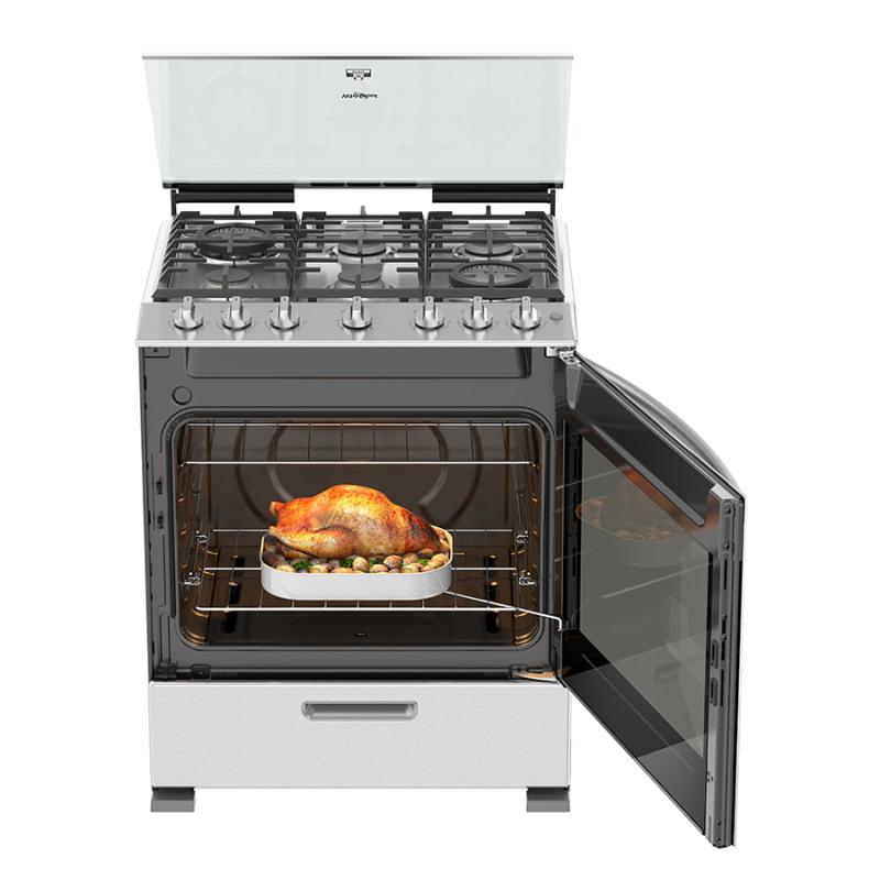 Whirlpool WFR7200S cocina Cocina independiente Gas Gris