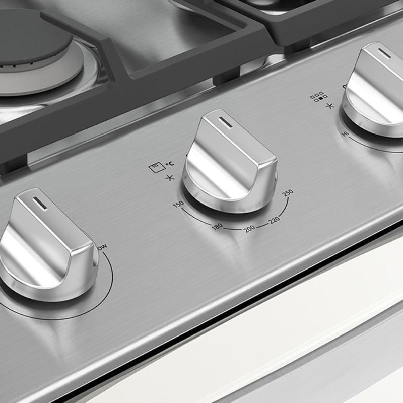 Whirlpool WFR7200S cocina Cocina independiente Gas Gris