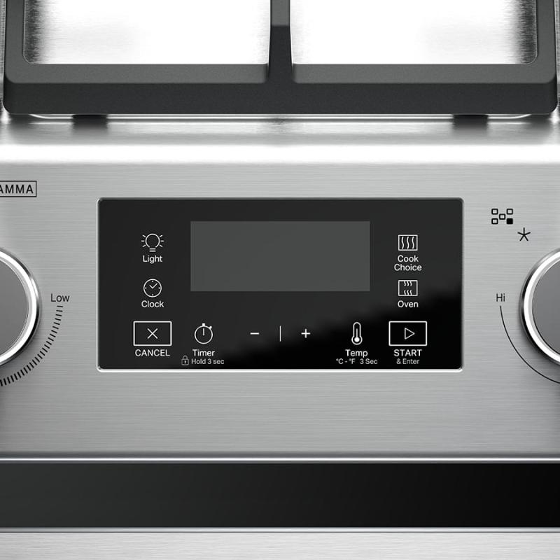 Whirlpool WFR9000S cocina Cocina independiente Gas Plata