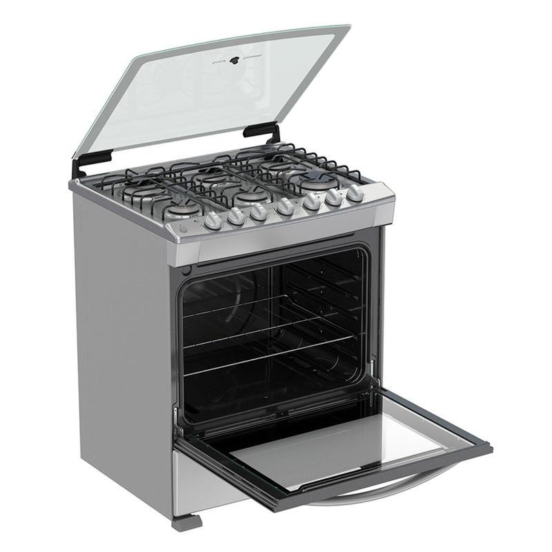 Whirlpool WF7419D estufa Independiente Gas licuado de petróleo (GLP) Gris