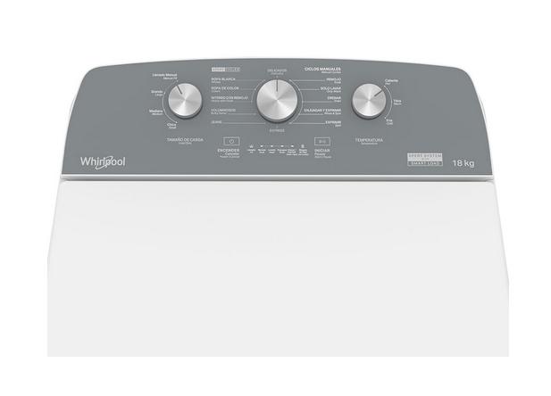 Whirlpool 8MWTW1813MJM lavadora Carga superior 18 kg 770 RPM Blanco