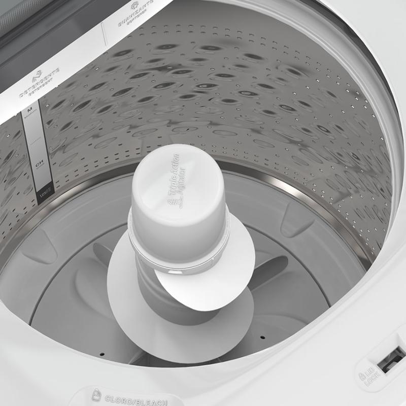 Whirlpool 8MWTW2041WJM lavadora Carga superior 20 kg Negro, Blanco