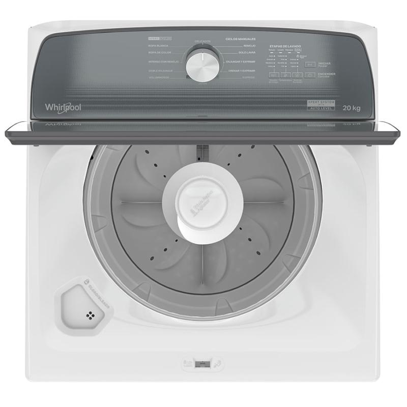 Whirlpool 8MWTW2041WJM lavadora Carga superior 20 kg Negro, Blanco