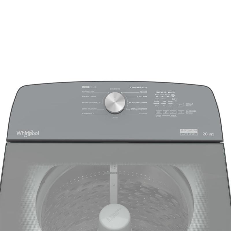 Whirlpool 8MWTW2041WJM lavadora Carga superior 20 kg Negro, Blanco