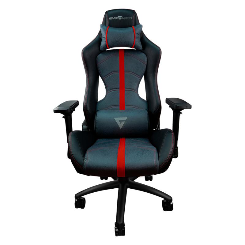 Game Factor Silla CGC650-RD - Gamer, Negro/Rojo Silla universal para juegos Asiento tapizado