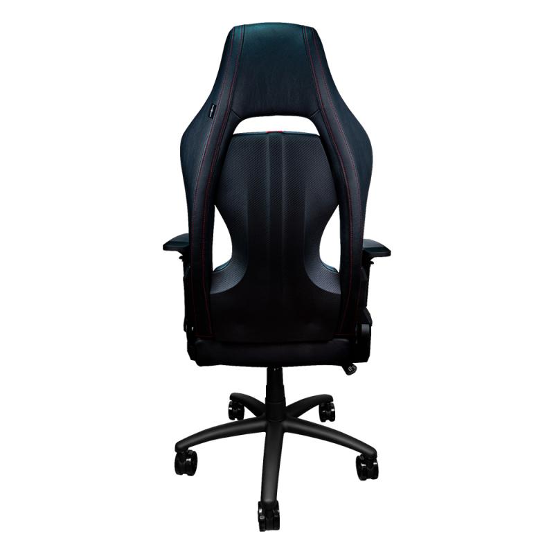 Game Factor Silla CGC650-RD - Gamer, Negro/Rojo Silla universal para juegos Asiento tapizado