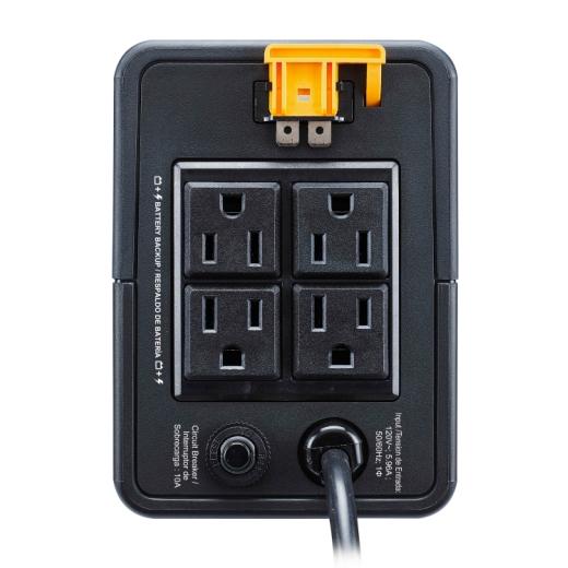 APC BVX700LU-LM sistema de alimentación ininterrumpida (UPS) Línea interactiva 0.7 kVA 360 W 4 sal