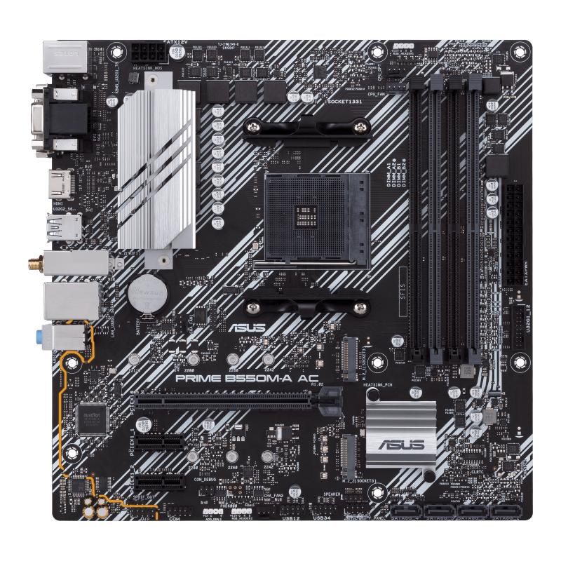 ASUS PRIME B550M-A AC AMD B550 Enchufe AM4 Micro ATX