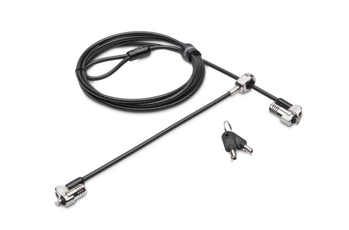 Kensington NanoSaver cable antirrobo Negro, Acero inoxidable 1.8 m
