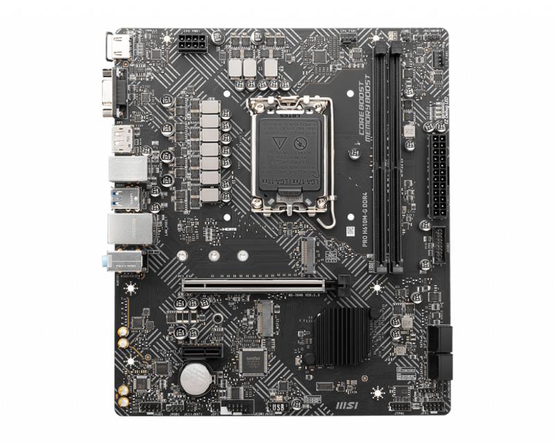 MSI PRO H610M-G DDR4 placa base Intel H610 LGA 1700 Micro ATX