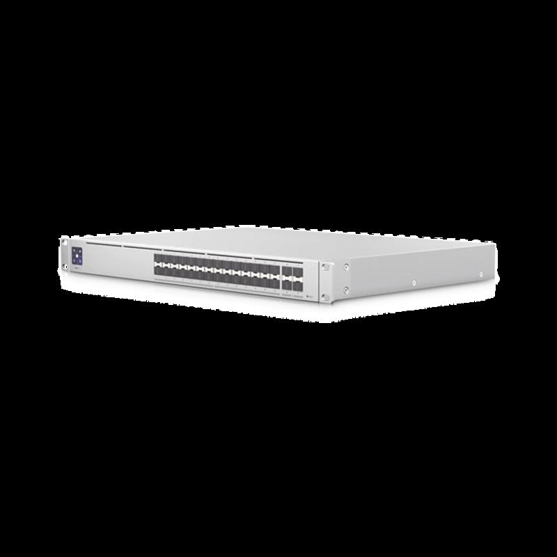 UniFi Switch PRO Aggregation Capa 3 para fibra óptica con 28 puertos SFP+ (10G) y 4 puertos SFP28 (