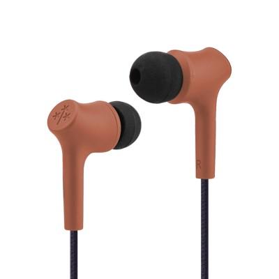 Auricular Braided con Micrófono Jack 3.5. AT-ACC-AU-048. Marca Hune - Modelo Haya, Color Corteza.
