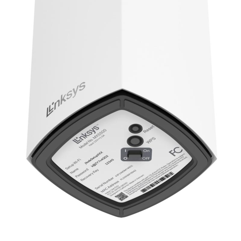 Linksys Atlas Pro 6 Doble banda (2,4 GHz / 5 GHz) Wi-Fi 6 (802.11ax) Blanco Interno