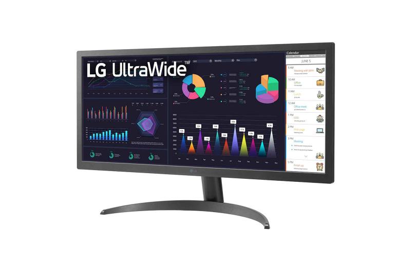 LG 26WQ500-B monitor de computadora 65.3 cm (25.7") 2560 x 1080 Pixeles 4K Ultra HD LCD Negro